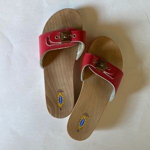 Dr. Scholl's Red Slide Sandals